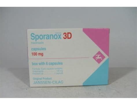 Mg Sporanox Capsules At Box Itraconazole Capsule And