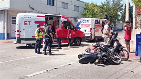 Tres lesionados en colisión entre motos Diario El Telégrafo