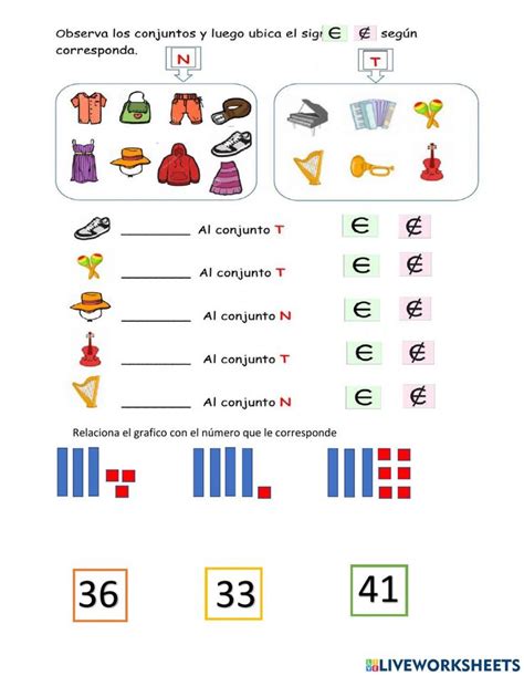 Pertenece Y No Pertenece Interactive Worksheet Cuadernos Interactivos