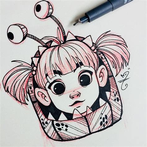 Boo Monsters Ink Cute Drawings Monsters Ink Cute Disney Drawings