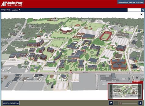 Austin Peay Campus Map - Pennsylvania Map