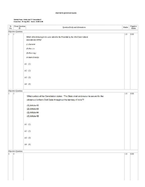 Iimc Entrance Exam Question Paper Pg Diploma In Radio Television