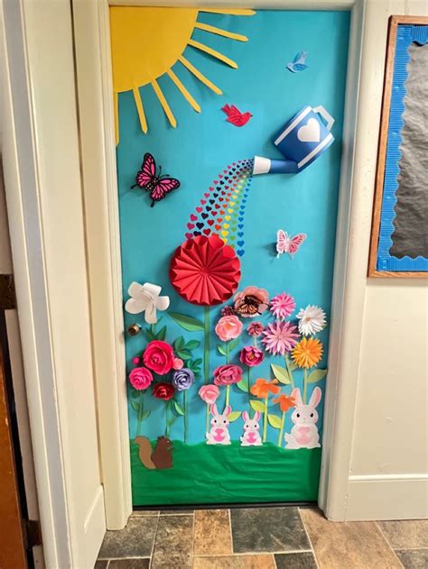 Spring Classroom Door In 2024 Spring Classroom Door Spring