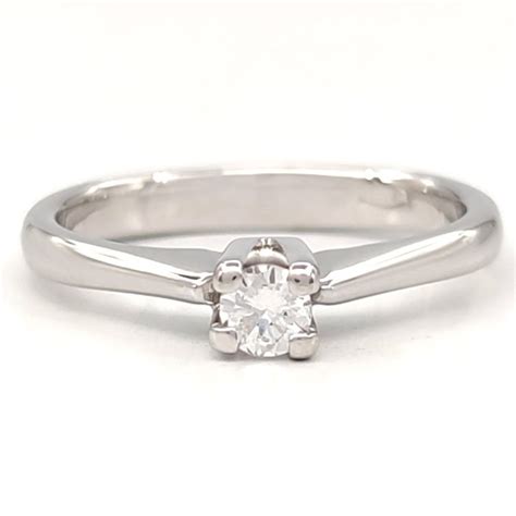 Kt White Gold Ring Ct Diamond Catawiki