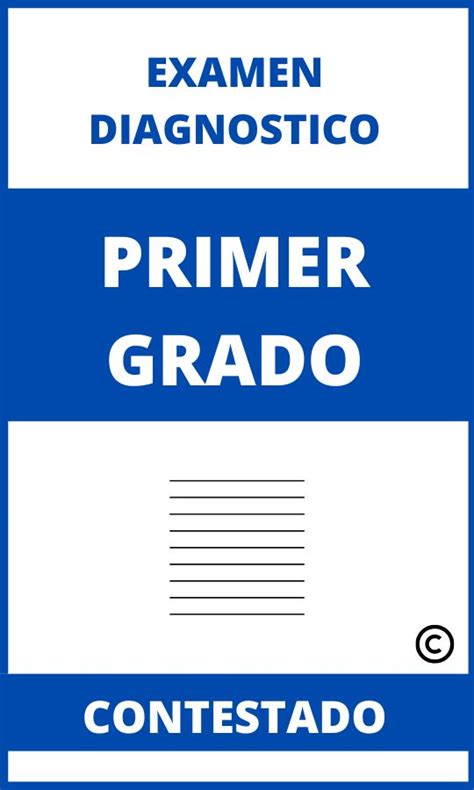 Examen Diagnostico Primer 1 Grado 2023 2024 Contestado Respuestas