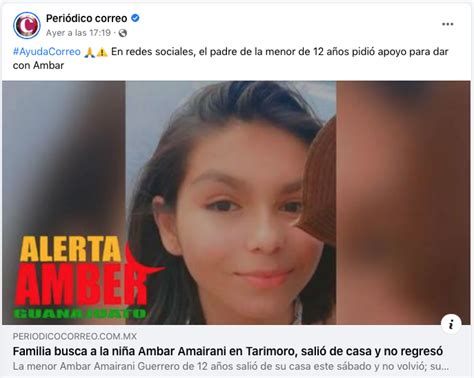 Reporte Mx Noticias On Twitter Se Busca A Mbar Amairani Guerrero