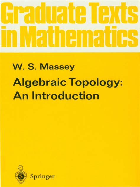 Algebraic Topology An Introduction | PDF