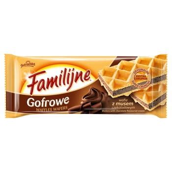 Wafle Familijne Gofrowe Czekoladowe Jutrzenka 130g Megasam24 Pl