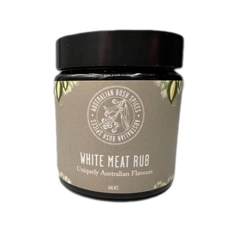 Australian Bush Spices White Meat Rub Glass 60g Buynatural Marketplace