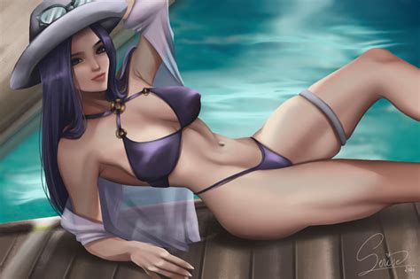 Pool Party Caitlyn SFW By Serise Hentai Foundry