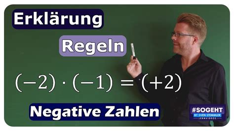 Minus Mal Minus Gleich Plus Mathematik Einfach Erkl Rt Youtube