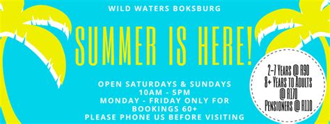 Wild Waters Boksburg Boksburg, Gauteng - Tourism