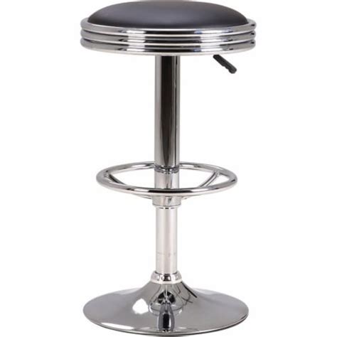 Best Master Furniture California Faux Leather Adjustable Bar Stool In