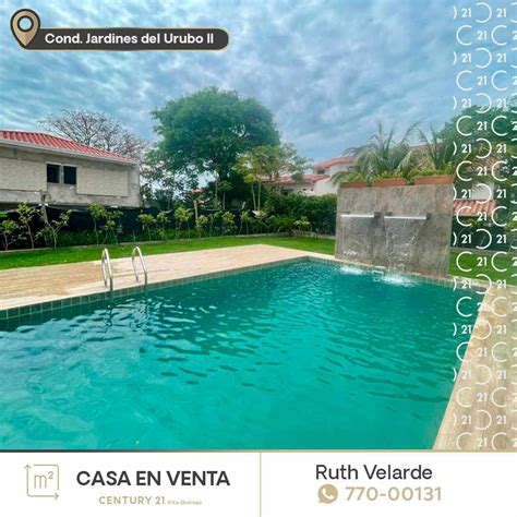 Urubo Condominio Jardines Del Urubo Ii Casa De Lujo En Venta A Estrenar