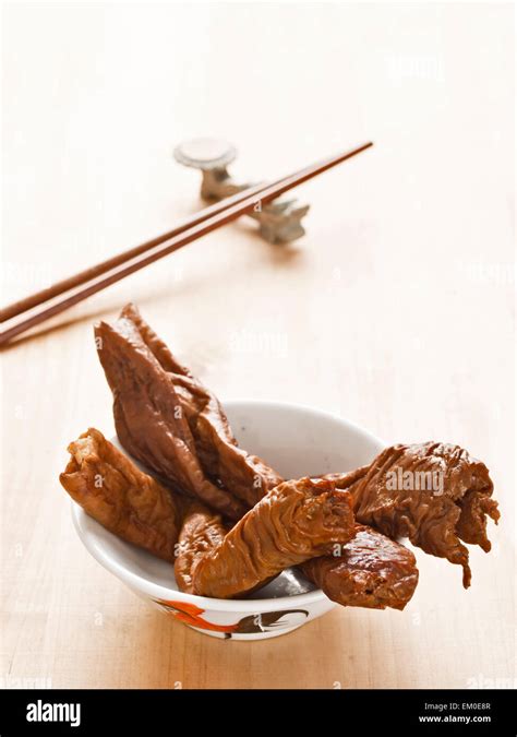 Braised Pork Intestines Stock Photo Alamy