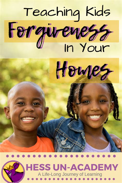 How To Start Teaching Kids About Forgiveness | Teaching kids, Teaching ...