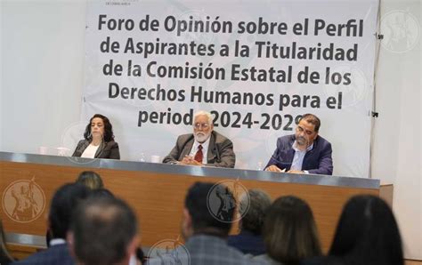 Realizan Foro de Opinión para aspirantes a presidir la CEDH