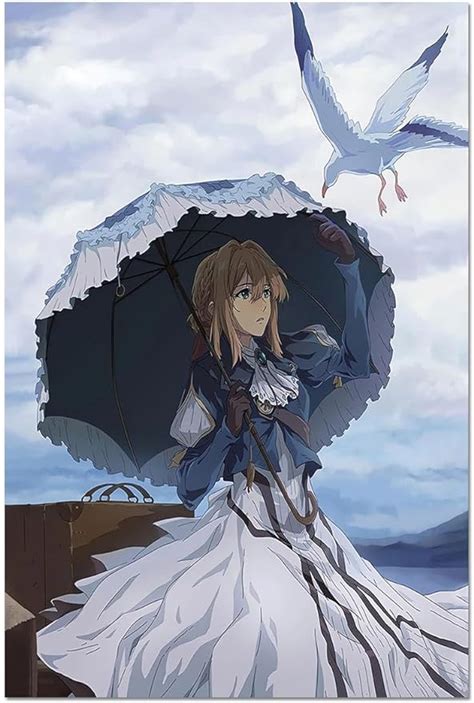 Amazon Violet Evergarden Anime Poster Canvas Wall Art Picture