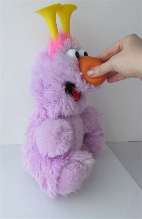 Purple Honker Sesame Street Stuffed Plush Toy Vintage Applause Etsy