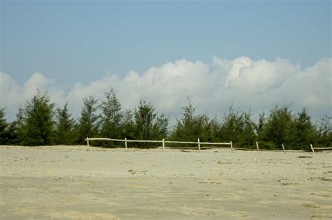 Landscape of Bakkhali Sea Shore Stock Image - Image of grass, empty ...