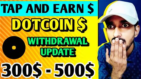 Dot Coin Airdrop Tap Earn Update New Crypto Mining Apps New