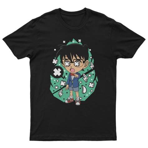 T Shirt Detective Conan Shirt Royal Stickerei Textildruck