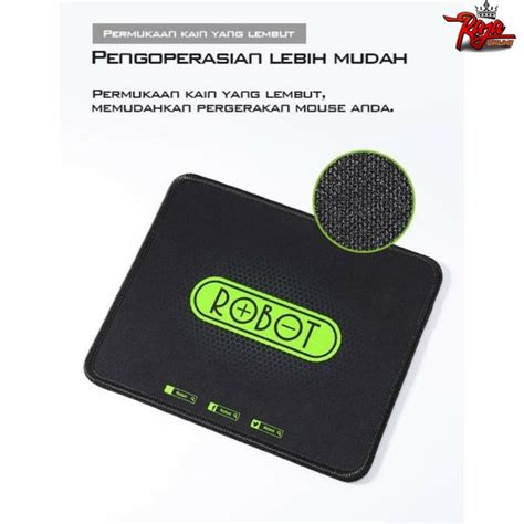 Jual Mousepad Mouse Pad Robot MP01 Alas Mouse Merk Robot Original