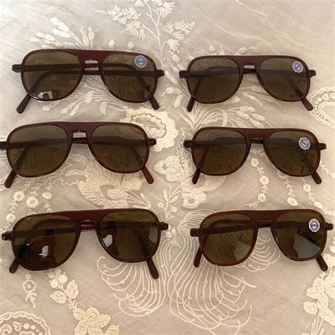 1940s Sunglasses 40s Solarex Brown Aviator Glasses Gem