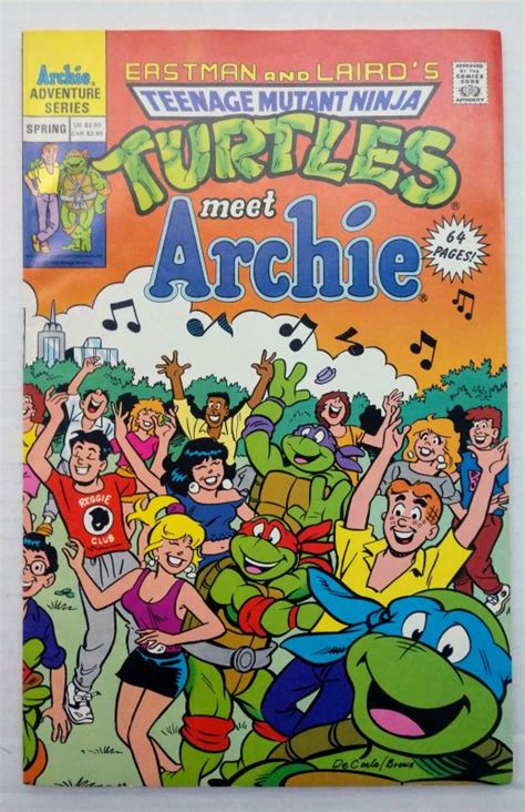 Teenage Mutant Ninja Turtles Adventures Meet Archie 1991 Comic