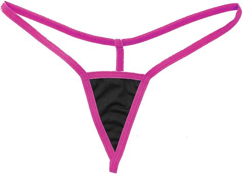 Freebily Damen Low Rise G String Tangas Bikinislip Micro Mini Tanga T