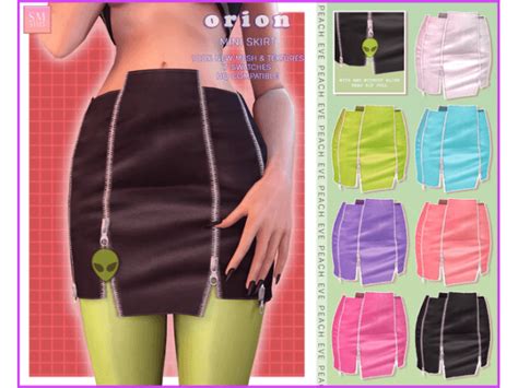 Sims 4 Orion Mini Skirt Bysmsims The Sims Book