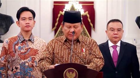 Daftar 109 Menteri Dan Wamen Kabinet Merah Putih Prabowo Gibran