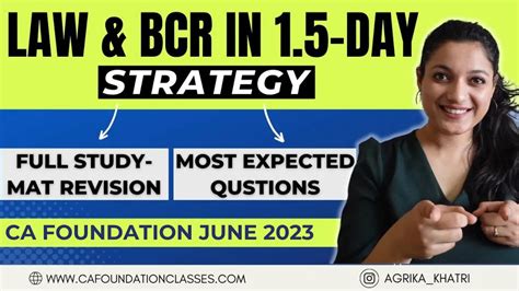 MOST PRODUCTIVE 1 5 DAY STRATEGY FOR BUSINESS LAW AND BCR L JUNE 2023