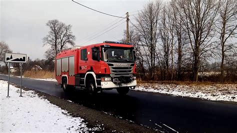 Przejazd Alarmowy D Gba Scania Z Jrg Milicz Do Zabezpieczenia