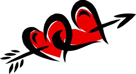 Heart With Arrow Clip Art Clipart Best