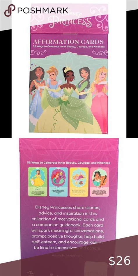 Disney Princess Affirmation Cards Motivational Cards Meaningful