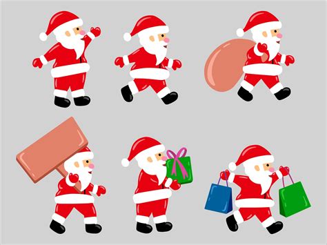 Christmas Santa Claus Illustration Graphic by PurMoon · Creative Fabrica