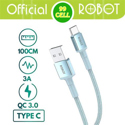 Jual Kabel Data Robot Rsc Usb C Type C M A Braided Cable Kota