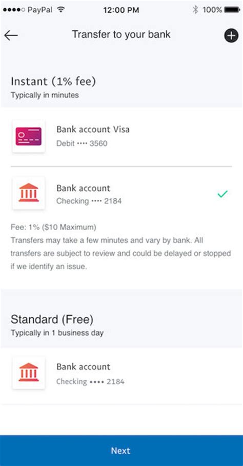 Paypal Launches Instant Transfer To Bank Option In The Us Phonearena