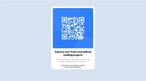 Frontend Mentor Simple Qr Page Using Html And Css Coding Challenge Solution