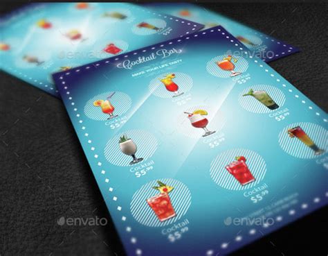 37 Cocktail Menu Templates Free Sample Example Format Download