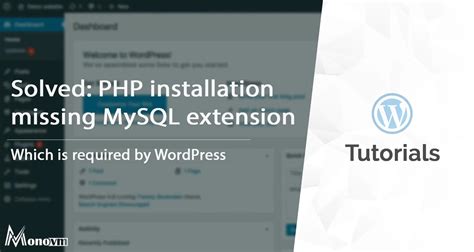 Your Php Installation Appears To Be Missing The Mysql Extension Which