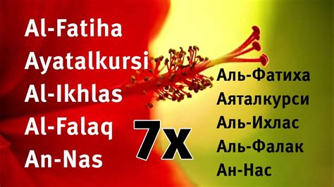 🔊Очень эффективное чтение 7х Суры Аль-Фатиха, Аяталкурси, Аль-Ихлас ...