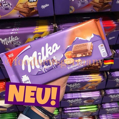 Milka Erdnuss Crisp 🥜 Kinderschokolade Kinder Schokolade Milka