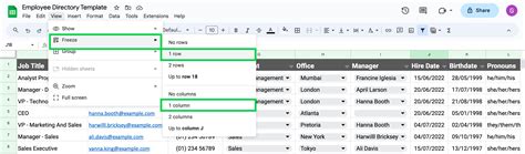 How To Build Your Employee Directory In Google Sheets Plus Free Template