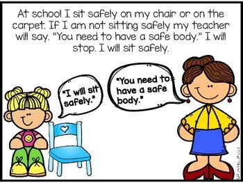 I Am Safe At School - A Social Story for Preschool and Kindergarten