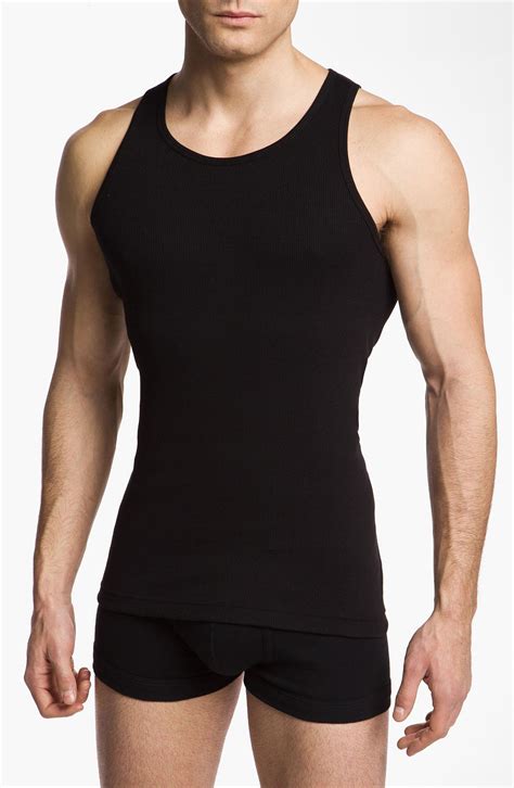 Calvin Klein M9070 Cotton Ribbed Tank 3 Pack Nordstrom