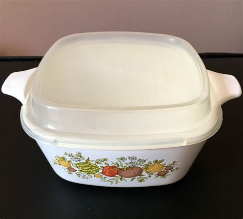 Corning Ware Casserole Dish P 43 B 2 34 Cup Containerspice Etsy