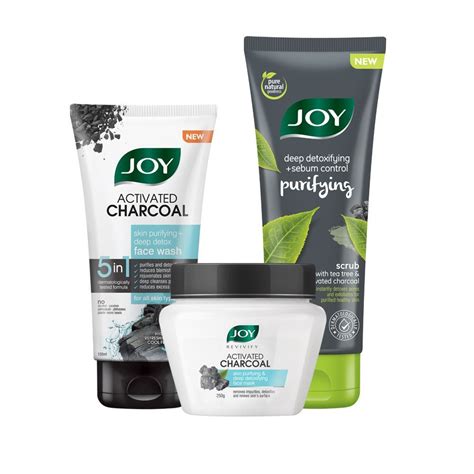 Joy Activated Charcoal Face Wash Ml Joy Revivify Activated