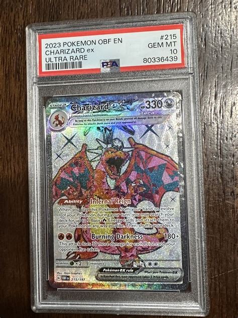 Charizard Ex Scarlet Violet Obsidian Flames Ultra Rare